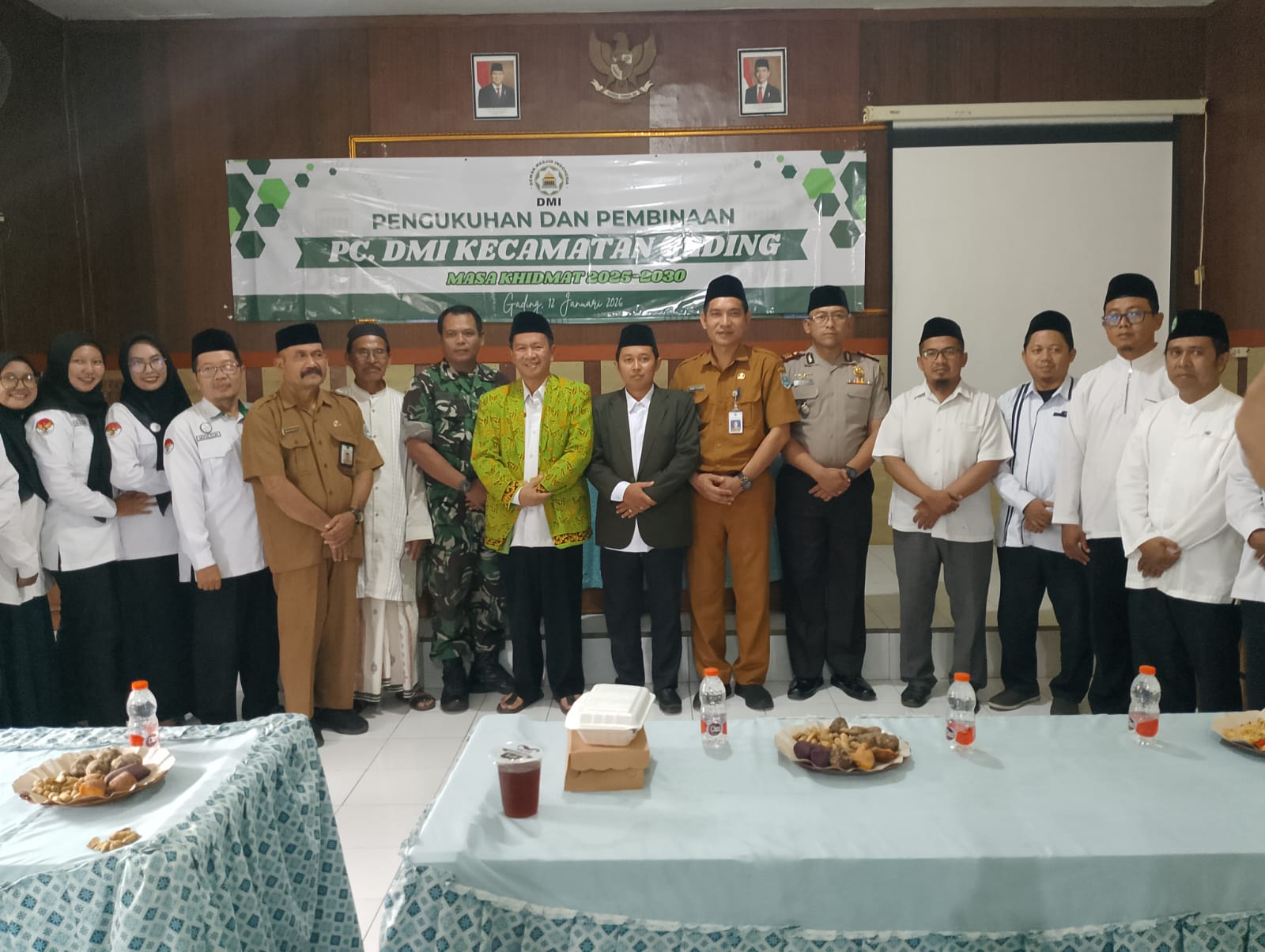 Pengukuhan dan Pembinaan PC DMI Kecamatan gading.